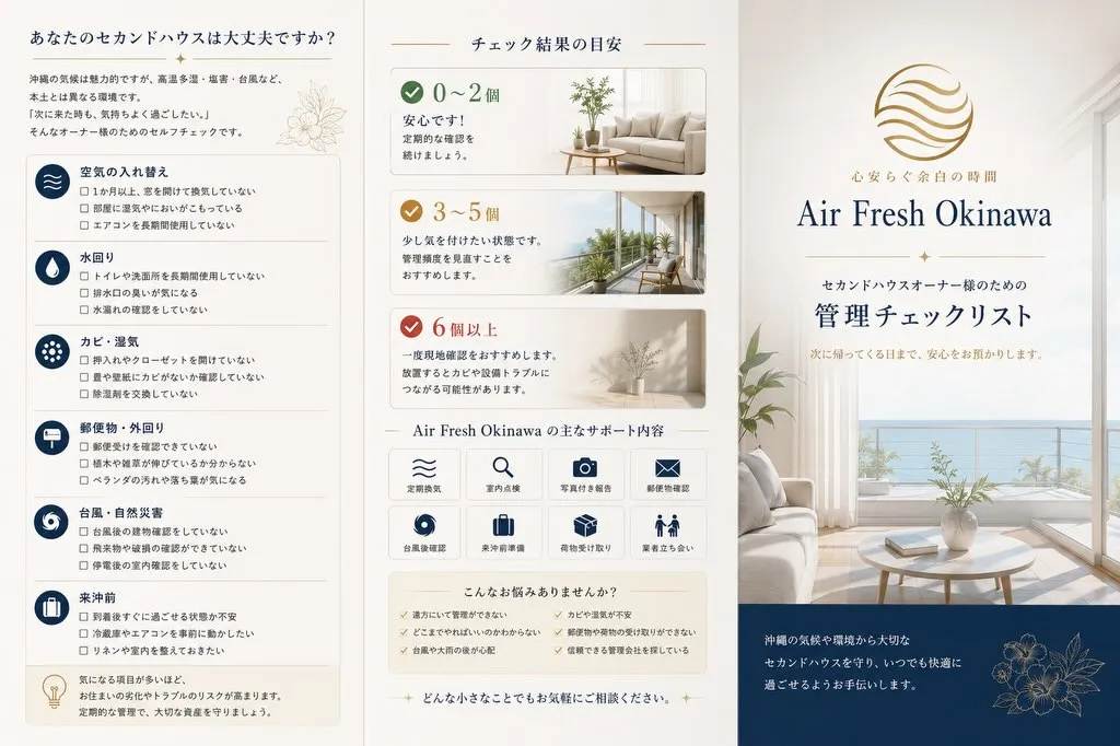 あなたのお部屋は大丈夫ですか?